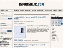 Tablet Screenshot of informuje.com